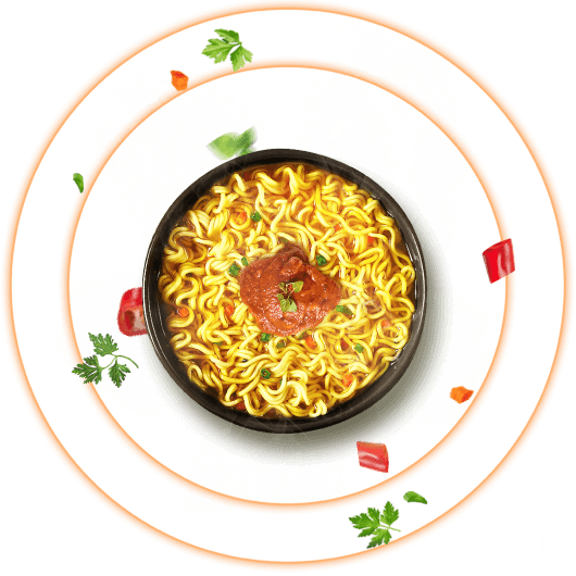 Nūdeles ar mērci - Glads