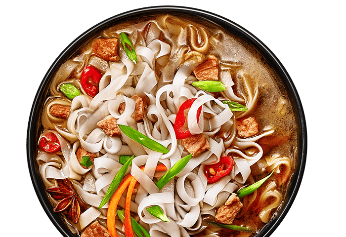 Glads Discovery rīsu nūdeles ar «Pho&nbsp;Bo» mērci