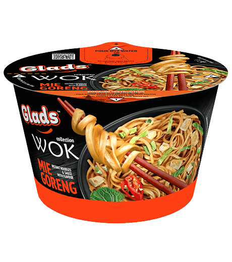 Glads WOK nūdeles ar «Mie Goreng» aromatizētu mērci